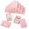Cardboard Jewelry Boxes, for Jewelry Gift Packaging, Rectangle with Bowknot, Pink, 8.3x5.3x2.4cm