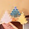 Christmas Theme Silicone Molds Candle Molds, for Candle Aromatherapy Making, Christmas Tree, 111x99x24mm