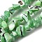 Natural Trochid Shell/Trochus Shell Beads Strands, Dyed, Nuggets, Light Green, 5~22x7~15x3~8mm, Hole: 1.2mm, about 65~70pcs/strand, 14.69~15.35''(37.3~39cm)