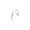 Anti-Tarnish 304 Stainless Steel 20 Gauge Fake Lip Rings Piercing Jewelry, Nose Studs Body Jewelry, Stainless Steel Color, Rabbit, 10mm, Pin: 0.8mm