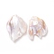 Natural Keshi Pearl Beads, Cultured Freshwater Pearl, No Hole/Undrilled, Nuggets, Antique White, 25~39x21~28x6.5~9mm
