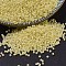 MIYUKI Delica Beads, Cylinder, Japanese Seed Beads, 11/0, (DB2101) Duracoat Dyed Opaque Light Lemon Ice, 1.3x1.6mm, Hole: 0.8mm, about 2000pcs/10g