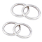 304 Stainless Steel Linking Rings, O Ring for Macrame Craft, Stainless Steel Color, 140x19mm, Inner Diameter: 106mm