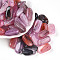 Transparent Acrylic Beads, Rectangle, Two Tone, Flamingo, 23~23.5x11x9.2mm, Hole: 1.6mm, about 11pcs/20g
