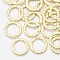 Alloy Pendants, Ring, Light Gold, 26x2mm, Hole: 2mm
