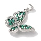 Подвески из латуни и кубического циркония KK-L216-014P-02-2