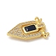 Латунные подвески из микро-паве KK-U046-04G-01-2