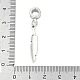 Подвеска из латуни с покрытием из латуни в европейском стиле KK-R200-07AS-03-3