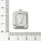Подвески из нержавеющей стали 304 с защитой от потускнения STAS-U033-01P-Y-3