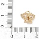Латунные микро проложить кубического циркония подвески KK-Z094-16G-02-3