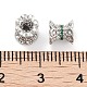 Латунные микропаве из прозрачного кубического циркония KK-P271-39A-01-3