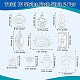 20 шт. 10 подвески из нержавеющей стали 201 с лазерной резкой STAS-SZ0002-67P-7