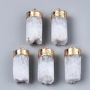 Естественно druzy агат подвески G-S359-315