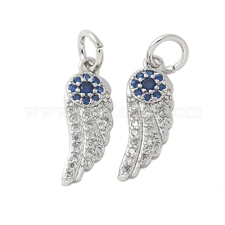 Латунные микро проложить кубического циркония подвески KK-U056-40P-1