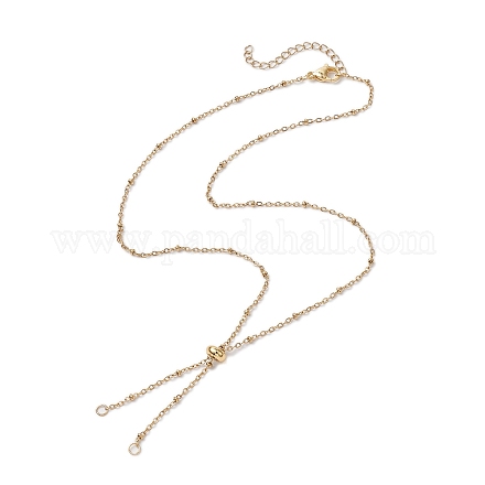 Изготовление ожерелья-слайдера из нержавеющей стали 304 AJEW-JB01248-01-1