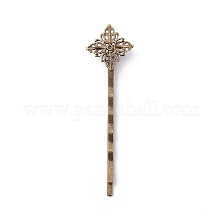 Латунные фурнитуры шпильки Bobby Pin X-HJEW-H009-AB-1