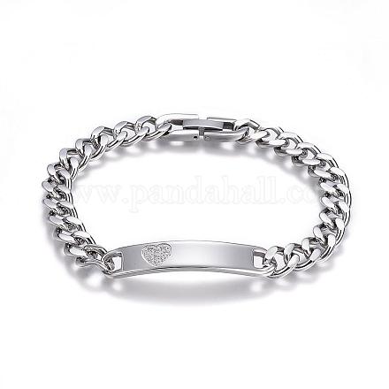 Браслеты из нержавеющей стали 304 BJEW-G545-02P-1