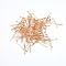 Brass Ball Head Pins, Light Gold, 20mm, Pin: 0.5mm, about 900~1000Pcs/Bag