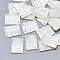 Natural White Shell Mother of Pearl Shell Pendants, Rectangle with Carved Virgin, Seashell Color, 15x12x2.5mm, Hole: 0.8mm
