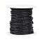 304 Stainless Steel Box Chains, Unwelded, with Spool, Electrophoresis Black, 2x2x1mm, about 65.61 Feet(20m)/roll