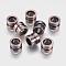 304 Stainless Steel Beads, Column, Grooved Beads, Red Copper, 10x8mm, Hole: 6.5mm
