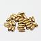 Brass Beads, Oval, Nickel Free, Raw(Unplated), 7x3mm, Hole: 1.5mm