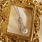 Fashionable stainless steel musical instrument pendant necklace for daily wear.