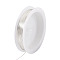 Copper Wire, Round, for Jewelry Making, Silver, 26 Gauge, 0.4mm, about 124.67 Feet(38m)/Roll