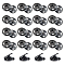 20 Sets 202 Stainless Steel Snap Buttons, Garment Buttons, Sewing Accessories, Electrophoresis Black, 10x3.5mm, 20 sets/box
