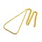 Fashionable 304 Stainless Steel Rope Chain Necklace Making, with Lobster Claw Clasps, Golden, 28 inch~30 inch(71.1~76.2cm)x3mm