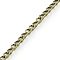 Unwelded Iron Twisted Chains, with Spool, Curb Chains, Antique Bronze, 3.3x2.1x0.6mm, about 328.08 Feet(100m)/roll