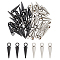 40Pcs 2 Colors Stainless Steel Pendants, Cone/Spike Charm, Mixed Color, 19.5x5mm, Hole: 3mm, 20pcs/color