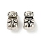 Tibetan Style Alloy Beads, Cadmium Free & Lead Free, Pig, Antique Silver, 15x8.5x9mm, Hole: 4.5mm, about 350pcs/1000g
