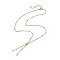 304 Stainless Steel Satellite Chain Slider Necklace Making, Golden, 17.83 inch(45.3cm)