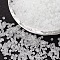 12/0 Glass Seed Beads, Frosted Colors, Round, Round Hole, White, 12/0, 2mm, Hole: 1mm, about 3333pcs/50g, 50g/bag, 18bags/2pounds