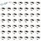 200Pcs 304 Stainless Steel Crimp Beads Covers, Stainless Steel Color, 6.5x5.8mm, Hole: 1.8mm