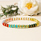 Bohemian Style Natural & Synthetic Gemstone Beads Stretch Bracelets for Women Men, Inner Diameter: 6-7/8 inch(17.5cm)