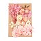 Dried Flower, for Bridal Shower, Wedding, Preserved Fresh Flower, Pink, 210x148x14~24.5mm