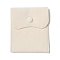 Velvet Jewelry Storage Pouches, Rectangle Jewelry Bags with Snap Fastener, for Earrings, Rings Storage, PapayaWhip, 11.7~11.75x9.8~9.85cm