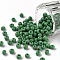 Glass Seed Beads, Opaque Colours Seed, Small Craft Beads for DIY Jewelry Making, Round, Pale Green, 4mm, Hole:1.5mm, about 300pcs/30g