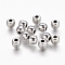 Tibetan Style Alloy Beads, Lead Free & Nickel Free & Cadmium Free, Barrel, Antique Silver Color, 6x5mm, Hole: 2.5mm