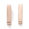Ion Plating(IP) 304 Stainless Steel Charms, Alphabet, Rose Gold, Letter.I, 8x1.5x3mm, Hole: 1.8mm