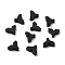 Ion Plating(IP) 304 Stainless Steel Charms, Fishtail, Gunmetal, 8x10.5x3mm, Hole: 1.8mm