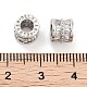 Латунные микропаве из прозрачного кубического циркония KK-P271-43P-B-3