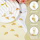 12шт латунные подвески KK-HY0003-23-4