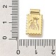 Стойка из латуни с подвесками из стеклянных перламутровых бусин KK-I720-52G-01-3