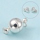Латунные магнитные застежки с петлями KK-MC020-S-NF-1