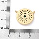 Латунные микро проложить кубического циркония подвески KK-S510-39G-02-3