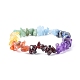 Чакра Gemstone браслеты простирания BJEW-JB02288-01-2