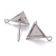 Серьги-гвоздики из нержавеющей стали 304 STAS-J032-10-3